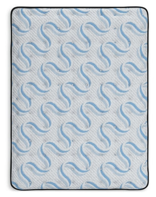 Elite Springs Plush Twin Mattress - Gray