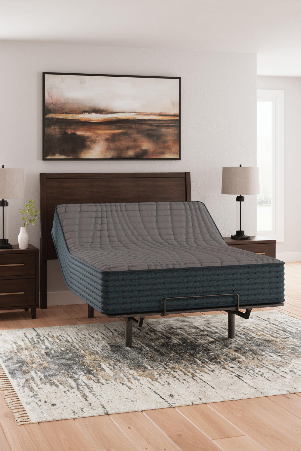 Gray 1200 Hybrid King Mattress - Gray (10)