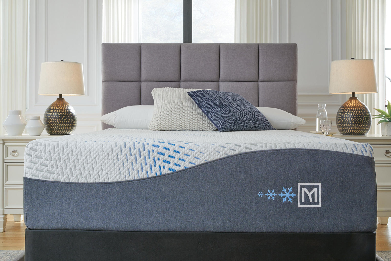 Millennium Luxury Plush Gel Latex Hybrid Twin XL Mattress - White (2)