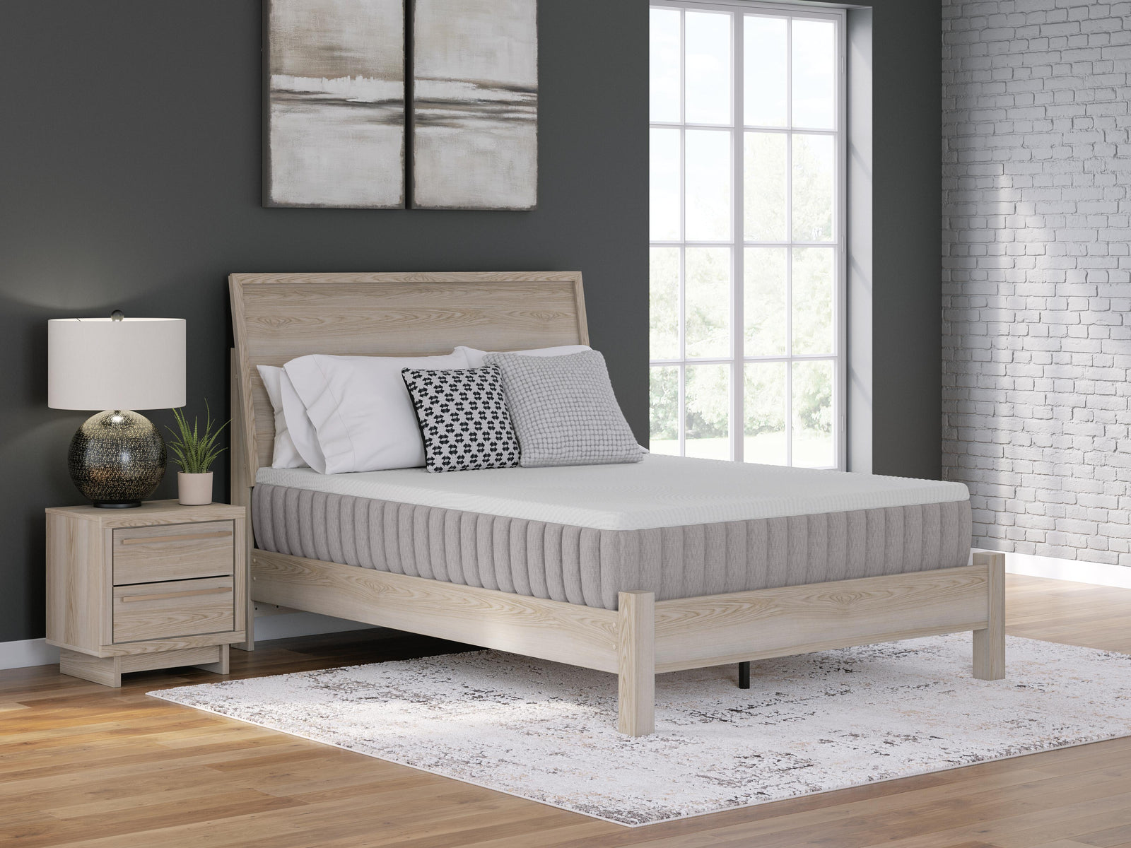 Terra Sleep Medium California King Mattress - White (2)