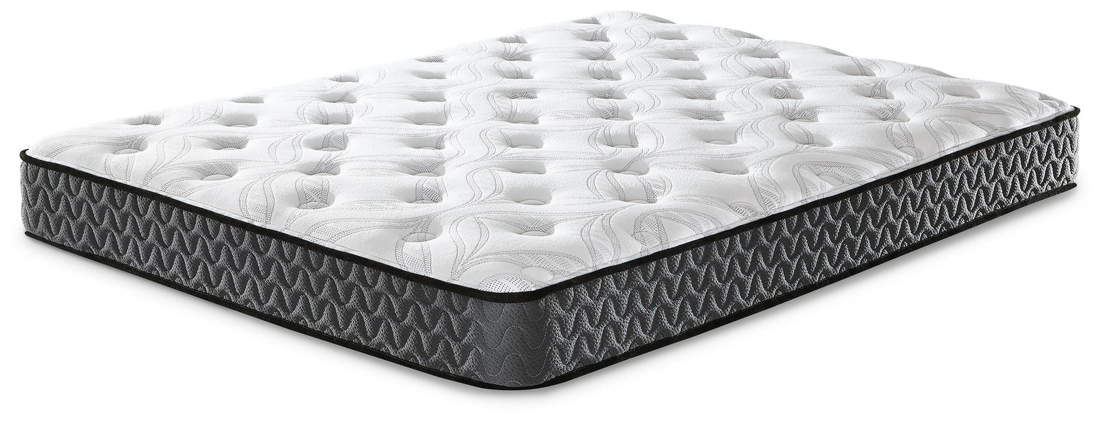 8 Inch Bonnell Hybrid King Mattress - White (1)
