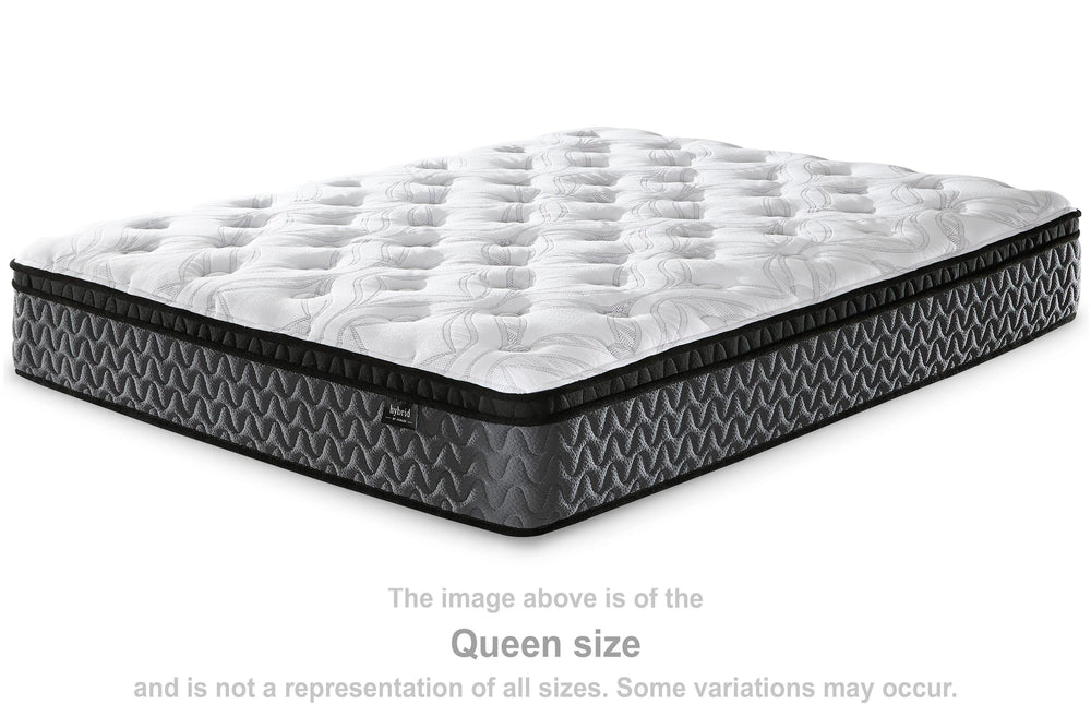 12 Inch Pocketed Hybrid Full Mattress - White (1)