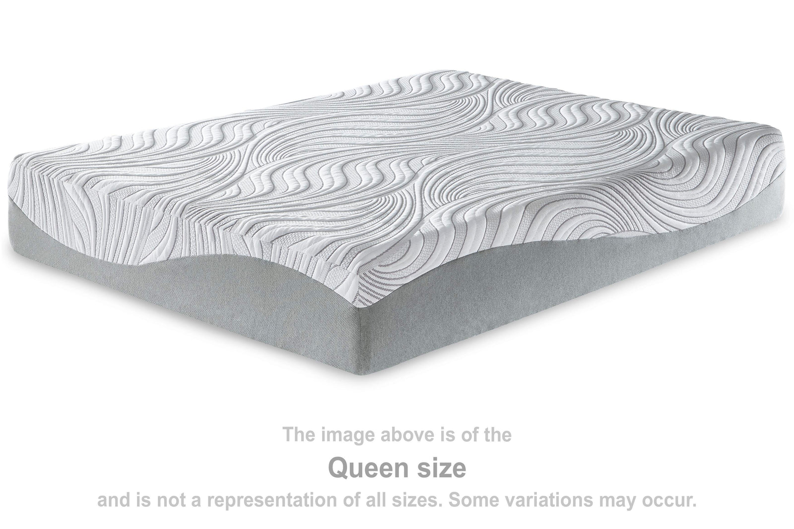 12 Inch Memory Foam California King Mattress - White (1)