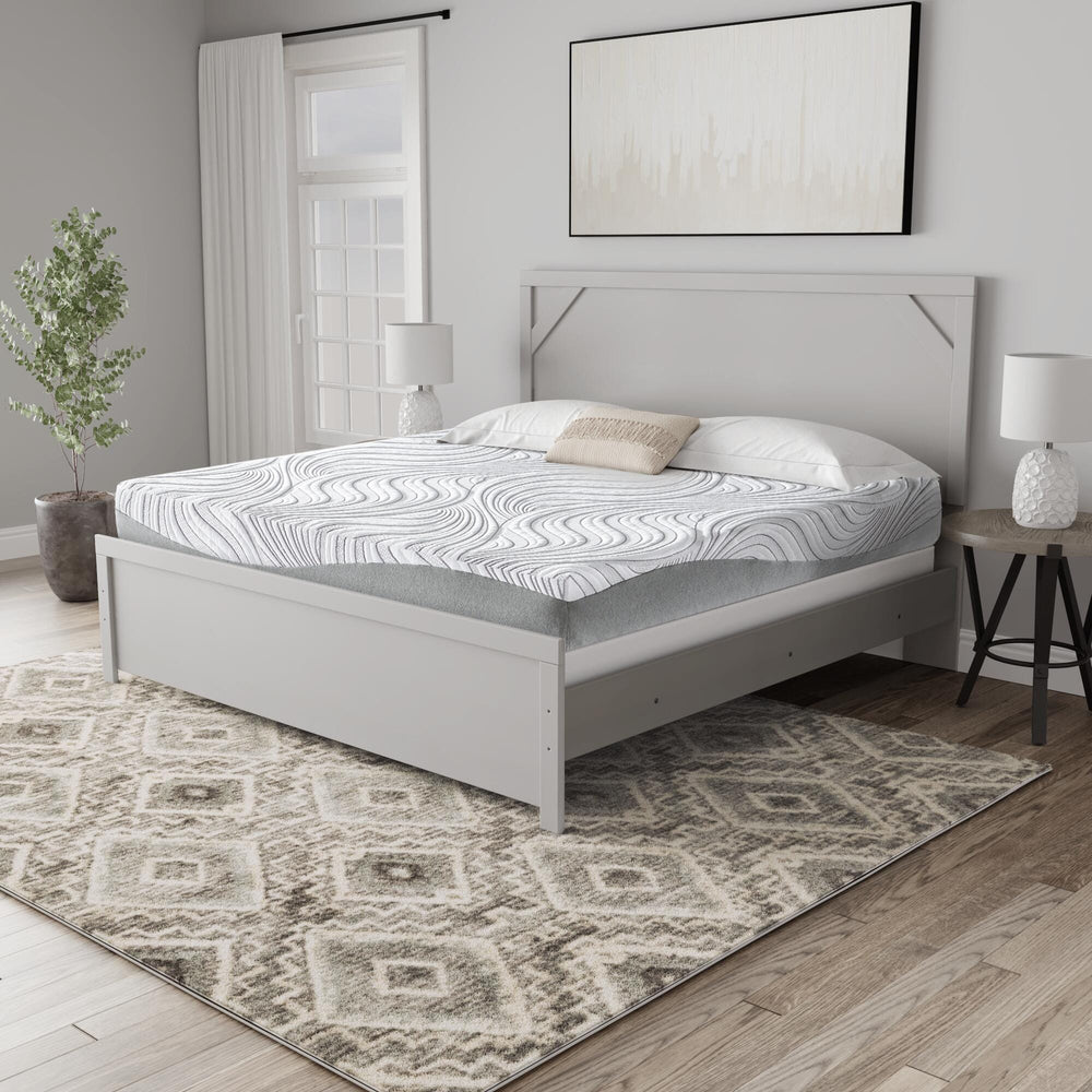 8 Inch Bonnell Hybrid Twin Mattress - White (3)