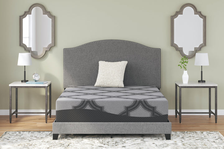 12 Inch Ashley Hybrid King Mattress - Gray (2)