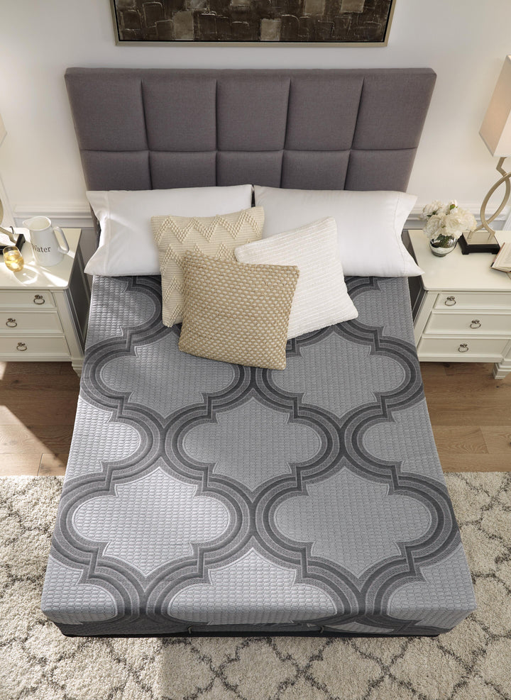 12 Inch Ashley Hybrid King Mattress - Gray (8)