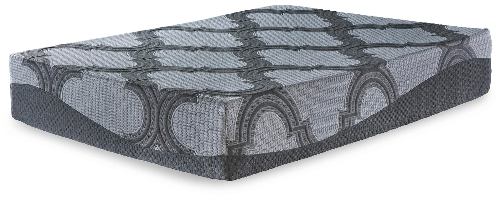 12 Inch Ashley Hybrid King Mattress - Gray (1)