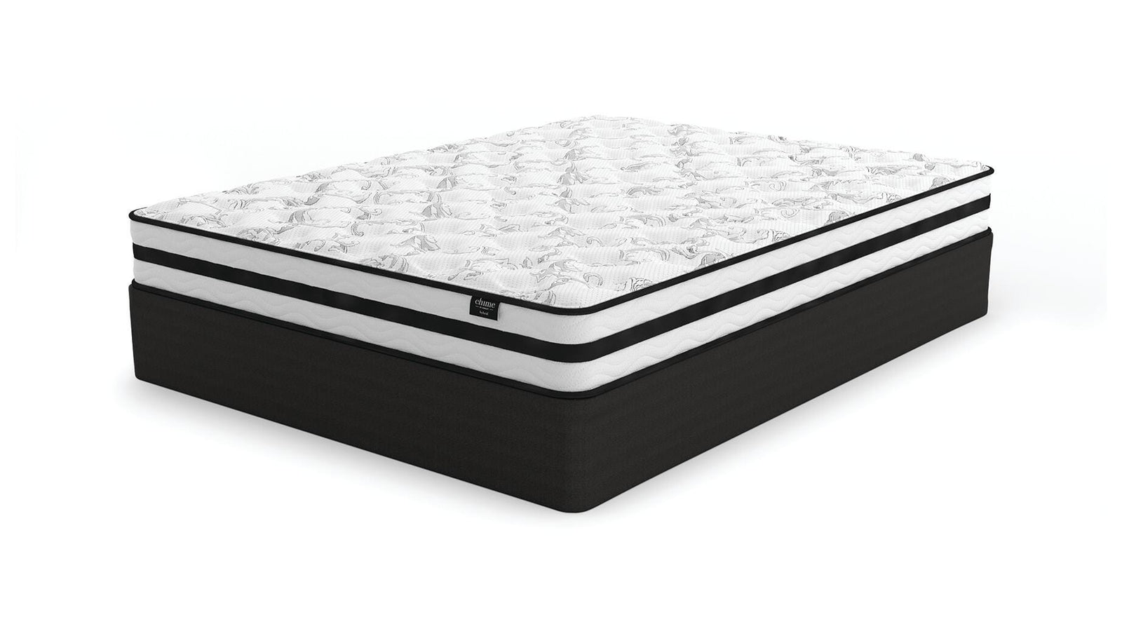 8 Inch Chime Innerspring King Mattress in a Box - White (2)