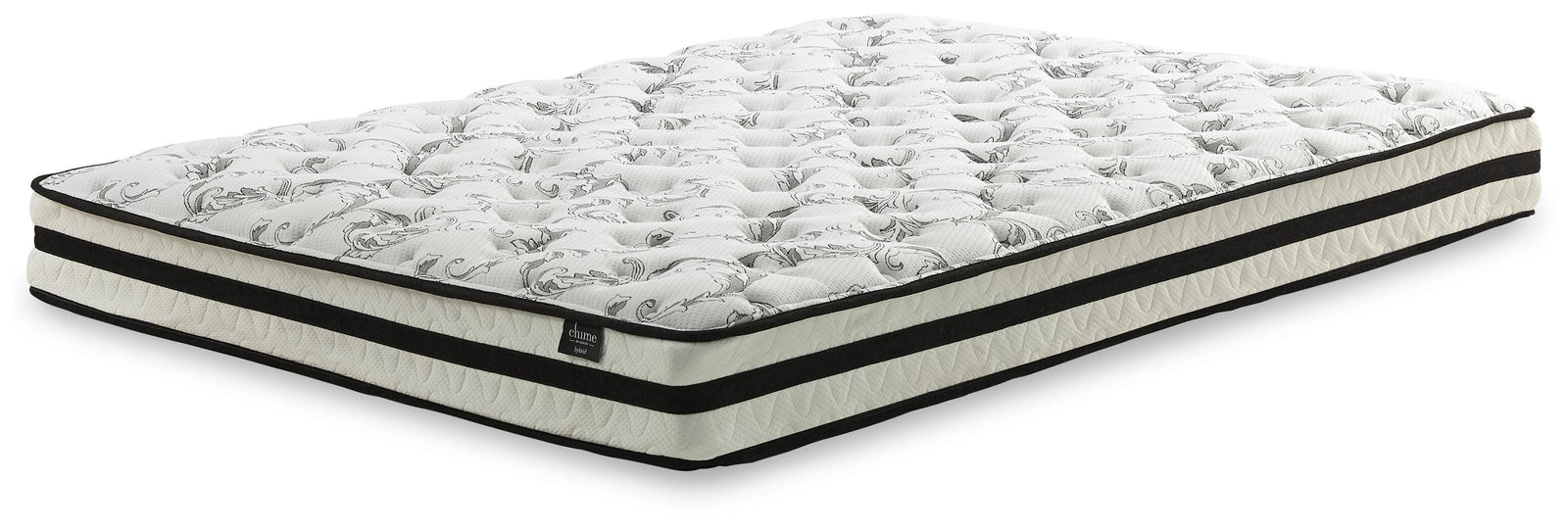 8 Inch Chime Innerspring Queen Mattress in a Box - White (1)
