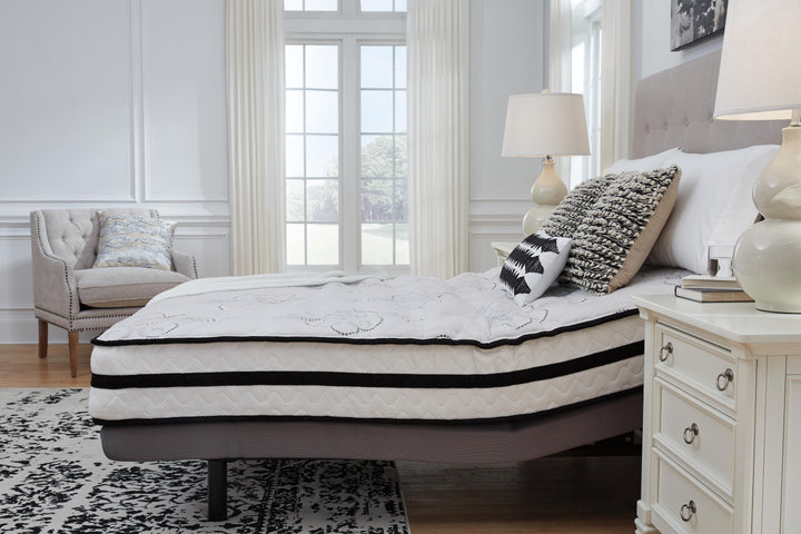 Chime 10 Inch Hybrid California King Mattress in a Box - White (10)