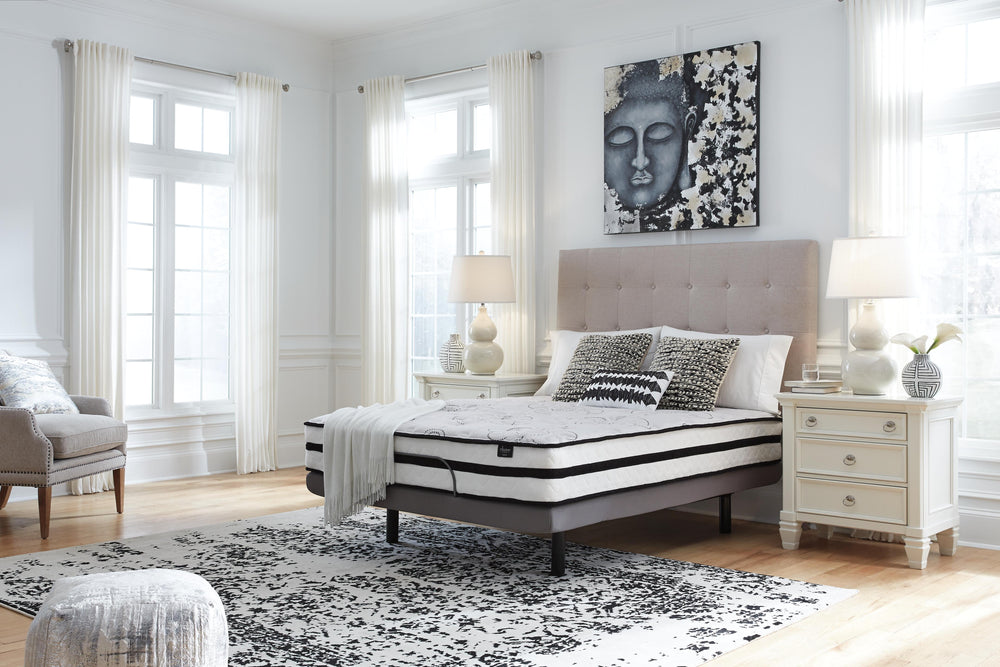 Chime 10 Inch Hybrid Full Mattress in a Box - White (13)