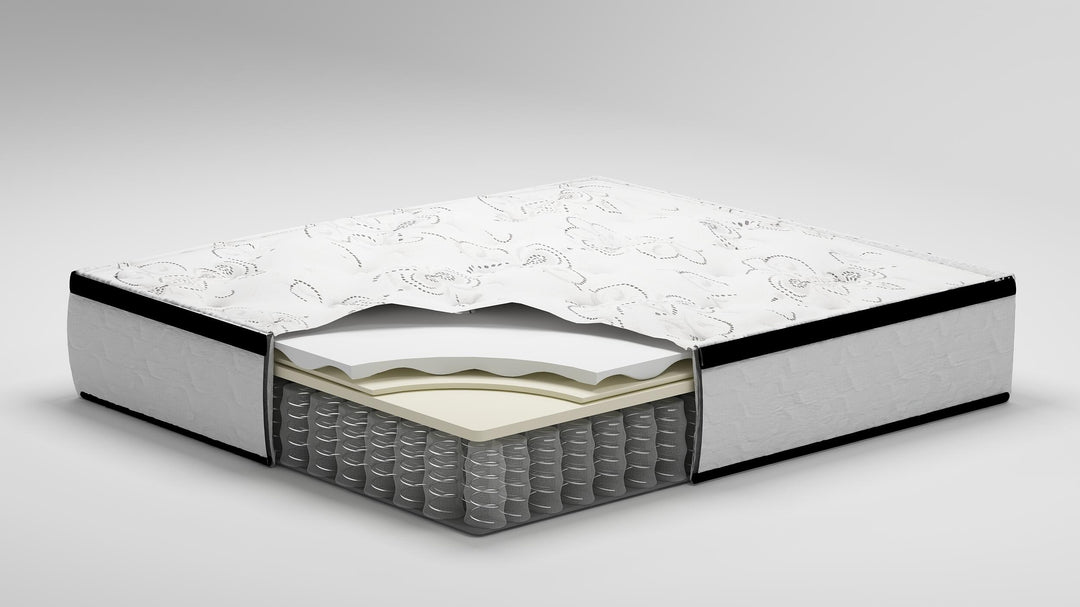 Chime 12 Inch Hybrid Queen Mattress in a Box - White (10)