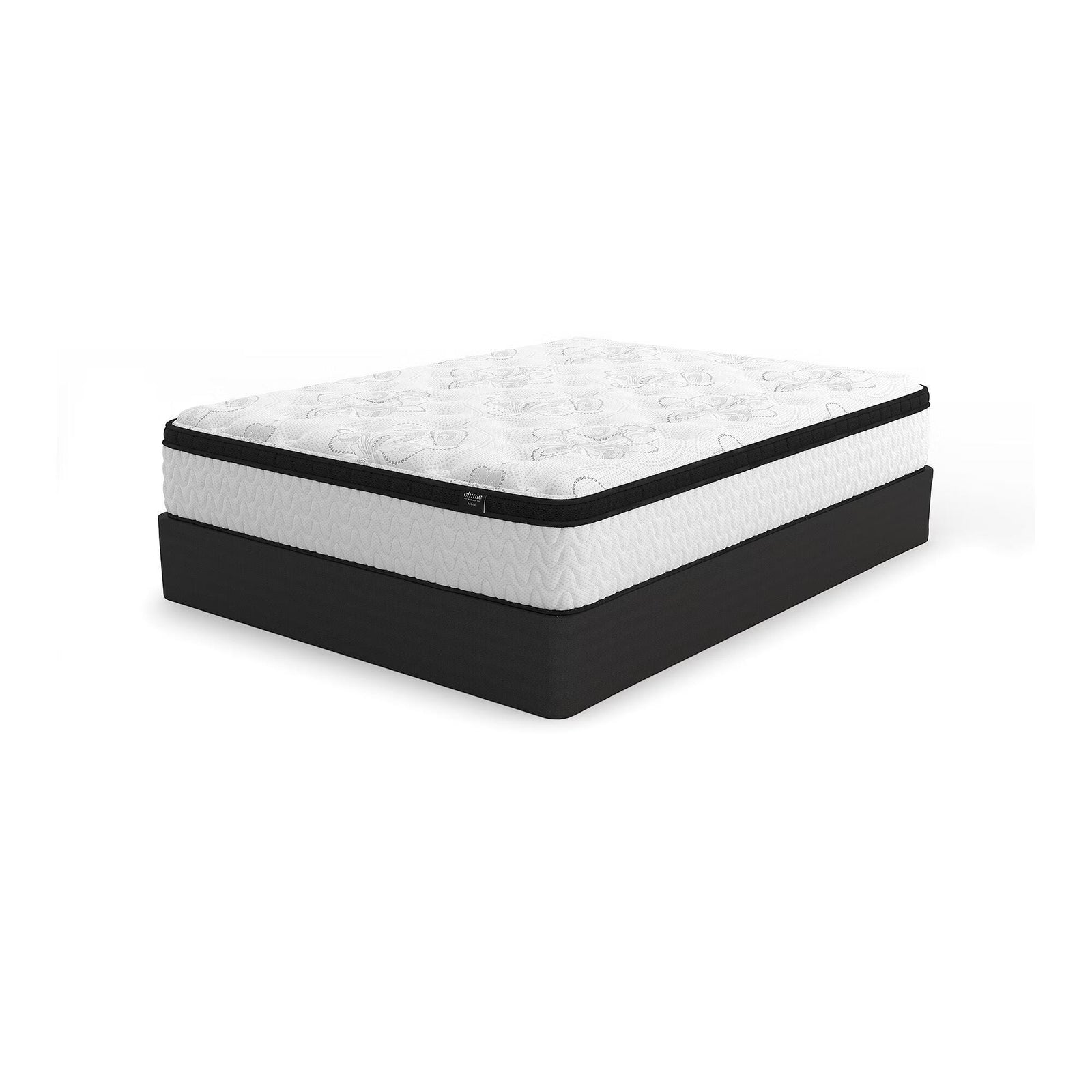 Chime 12 Inch Hybrid Full Mattress in a Box - White (2)