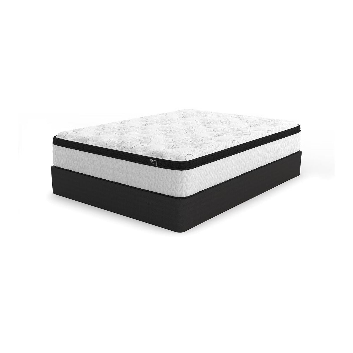 Chime 12 Inch Hybrid Full Mattress in a Box - White (2)