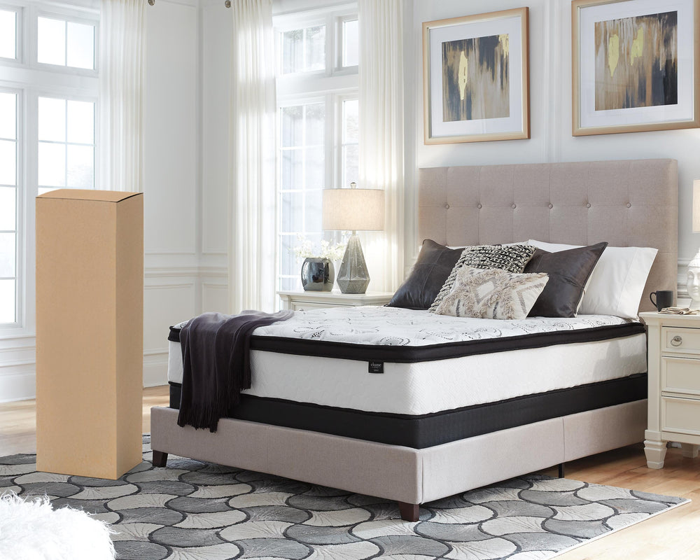 Chime 12 Inch Hybrid Full Mattress in a Box - White (3)