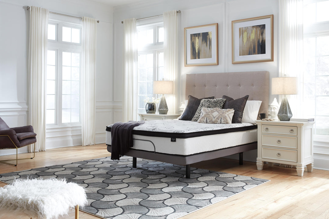 Chime 12 Inch Hybrid California King Mattress in a Box - White (5)