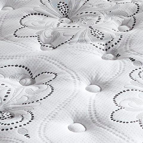 Chime 12 Inch Hybrid Queen Mattress in a Box - White (15)
