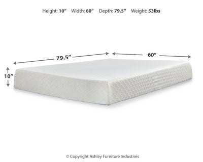 m69931-ashley-furniture-10-inch-chime-memory-foam-queen-mattress-in-a-box