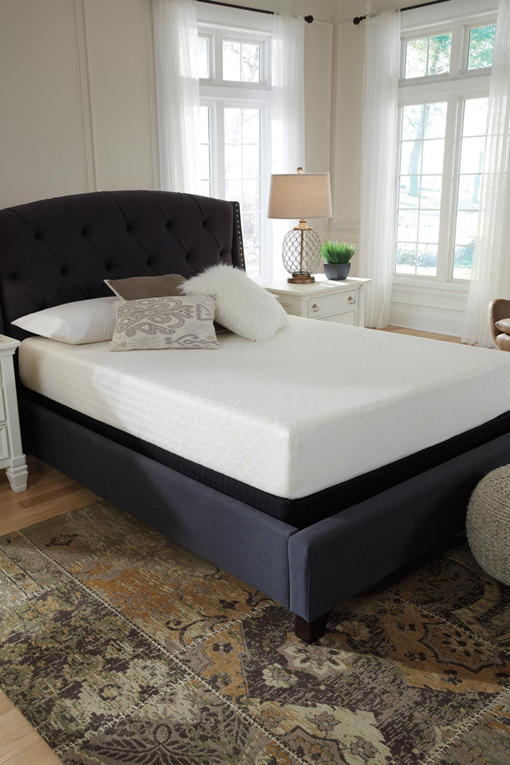 10 Inch Chime Memory Foam Queen Mattress in a Box - White (11)