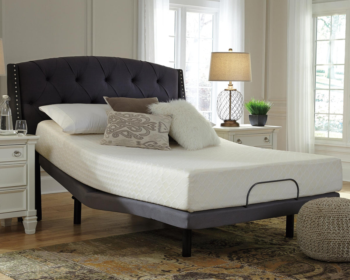 10 Inch Chime Memory Foam Queen Mattress in a Box - White (9)