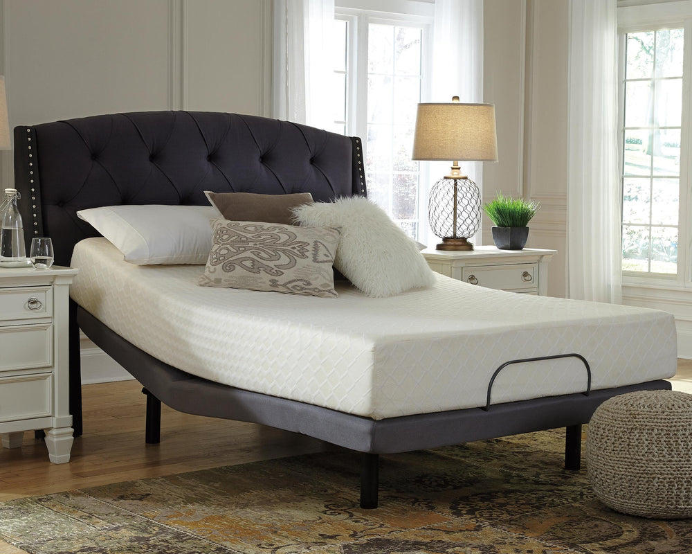 10 Inch Chime Memory Foam Queen Mattress in a Box - White (9)