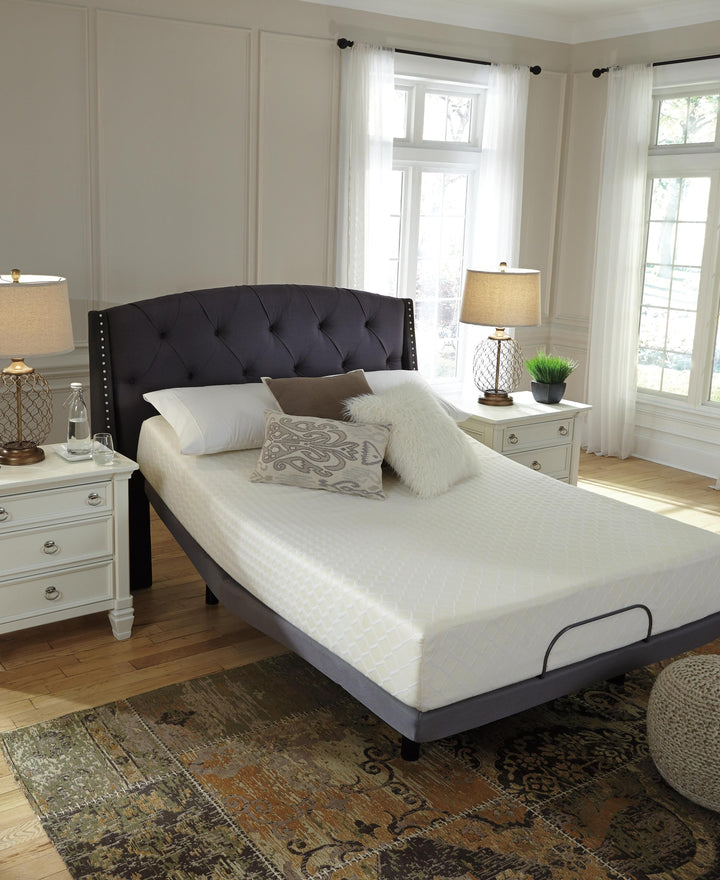 10 Inch Chime Memory Foam Queen Mattress in a Box - White (13)