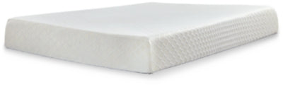 10 Inch Chime Memory Foam King Mattress in a Box - White - White