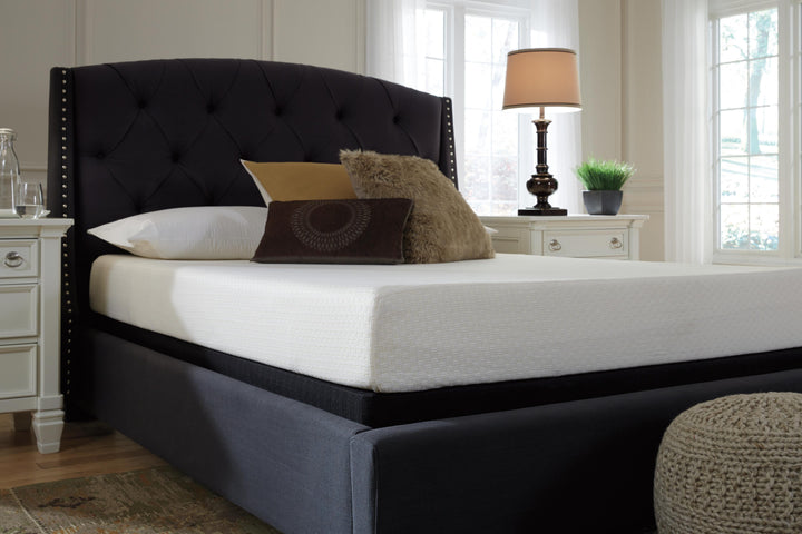 Chime 8 Inch Memory Foam Queen Mattress in a Box - White (14)