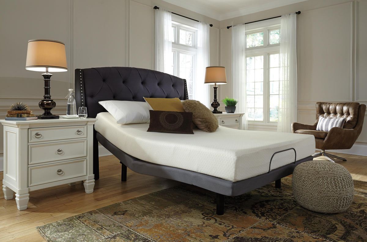 Chime 8 Inch Memory Foam Queen Mattress in a Box - White (11)