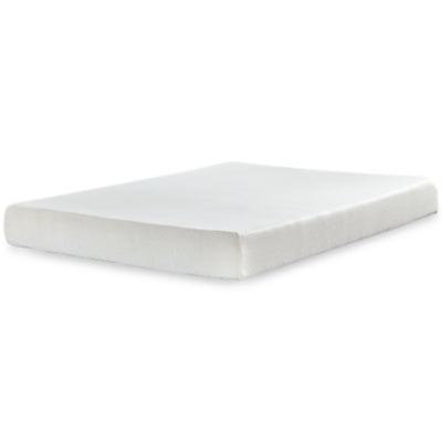 Chime 8 Inch Memory Foam Full Mattress in a Box - White - White