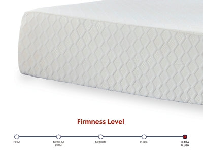 Chime 12 Inch Memory Foam Twin Mattress in a Box - White