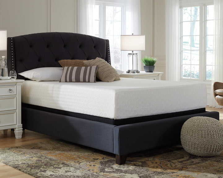Chime 12 Inch Memory Foam California King Mattress in a Box - White (3)