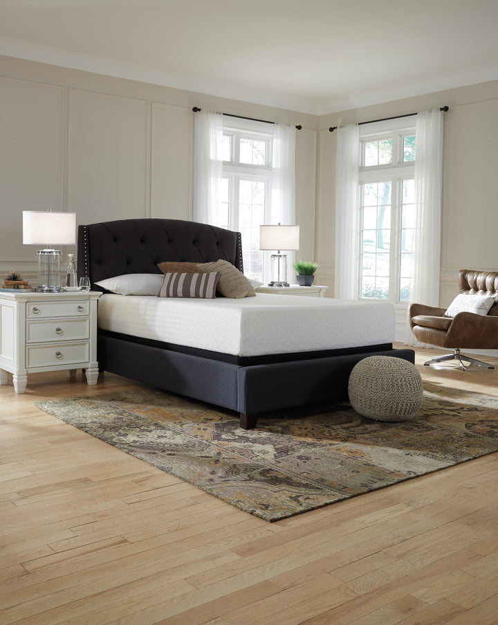 Chime 12 Inch Memory Foam California King Mattress in a Box - White (14)