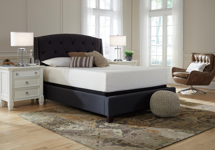 Chime 12 Inch Memory Foam California King Mattress in a Box - White (9)