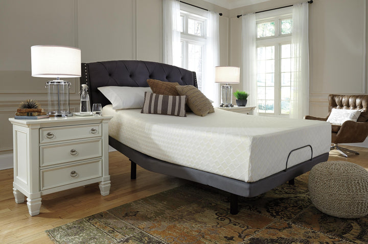 Chime 12 Inch Memory Foam Full Mattress in a Box - White (14)