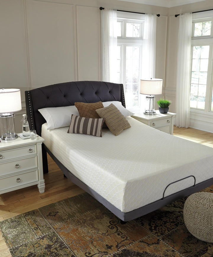 Chime 12 Inch Memory Foam King Mattress in a Box - White (15)