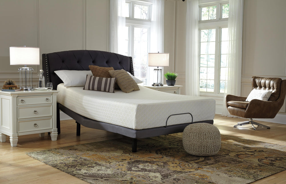 Chime 12 Inch Memory Foam California King Mattress in a Box - White (7)
