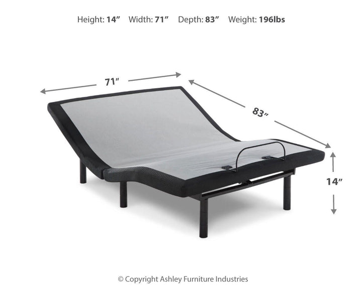 Head-Foot Model Best California King Adjustable Base - Black (3)