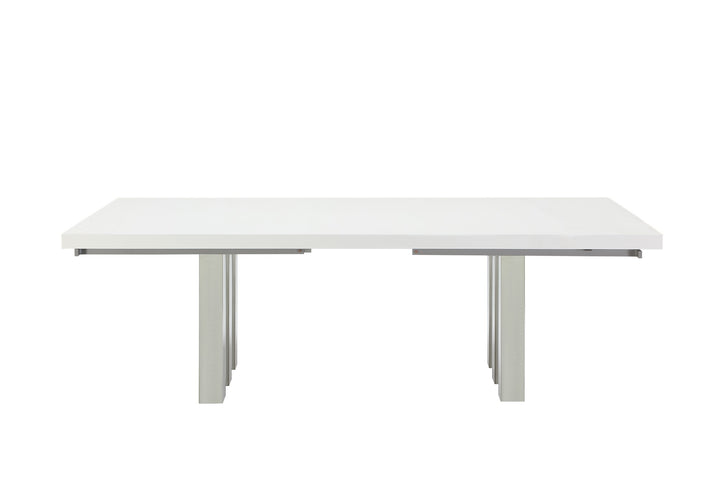94" - 134" Roma Dining Table with Stainless Steel Base