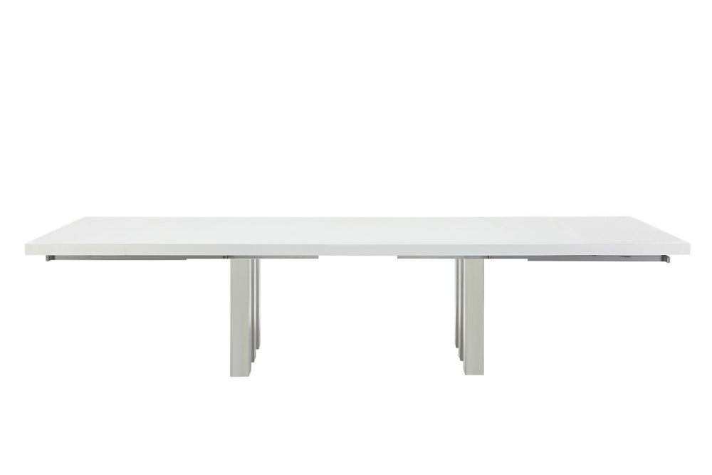 94" - 134" Roma Dining Table with Stainless Steel Base - alternate view 4
