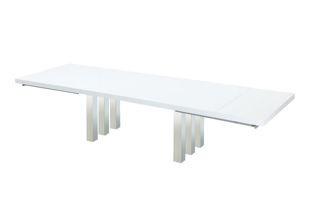 94" - 134" Roma Dining Table with Stainless Steel Base - alternate view 6