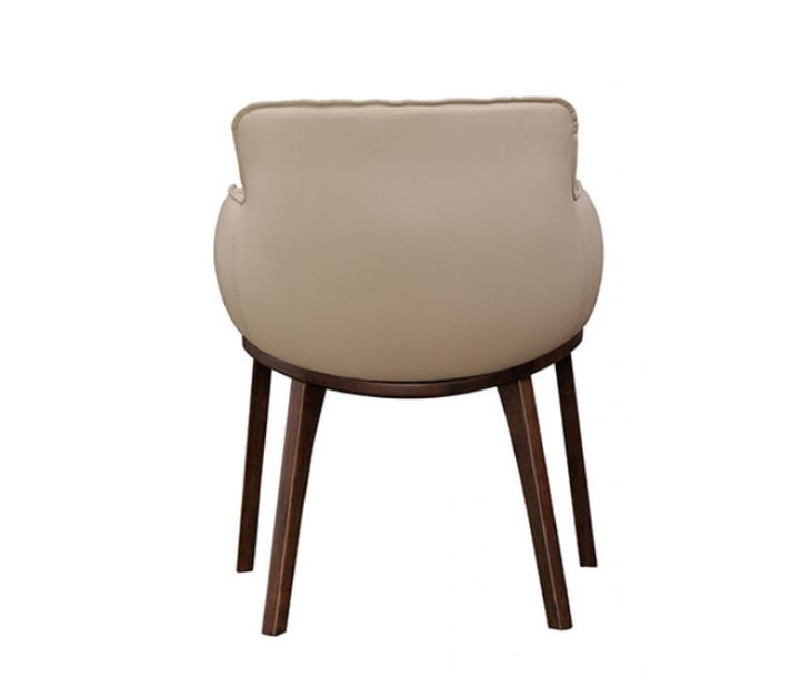 Maribo Mid-Century Modern Arm Chair in Beige