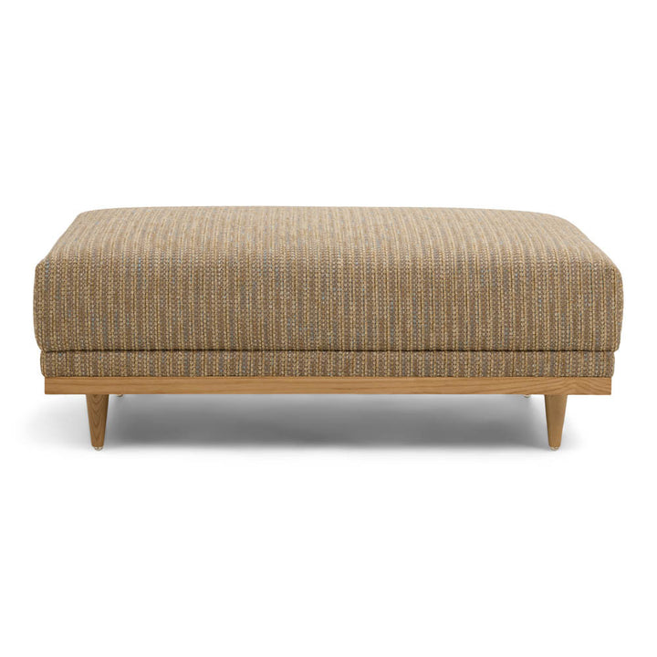 Marlowe Ottoman - Fiona Waterfall, front view