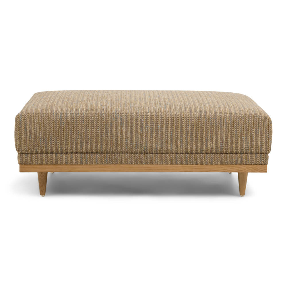 Marlowe Ottoman - Fiona Waterfall, front view