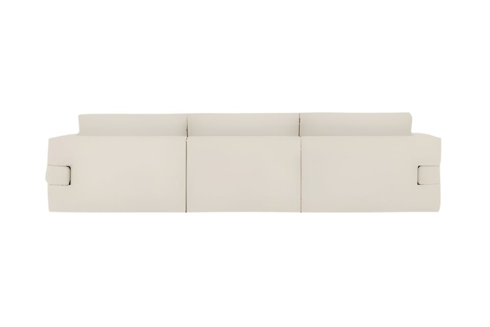 Matteo Curved Chaise Sectional with Track Arms