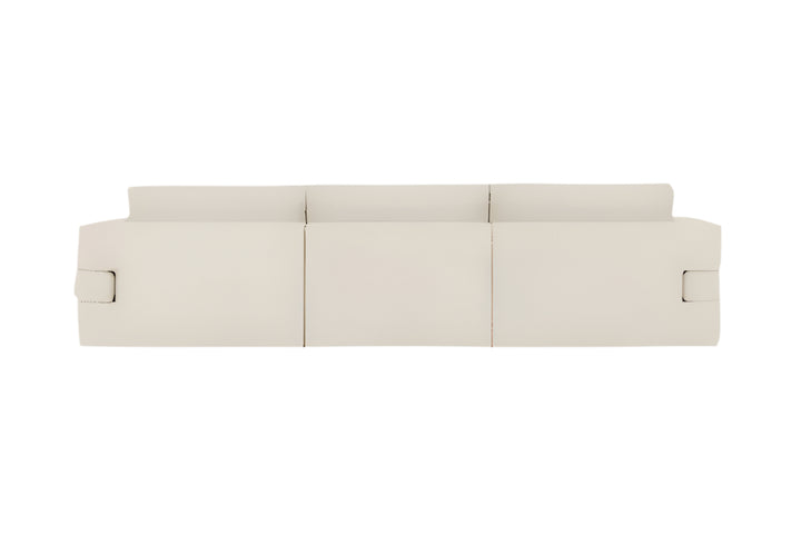 Matteo Curved Chaise Sectional with Track Arms