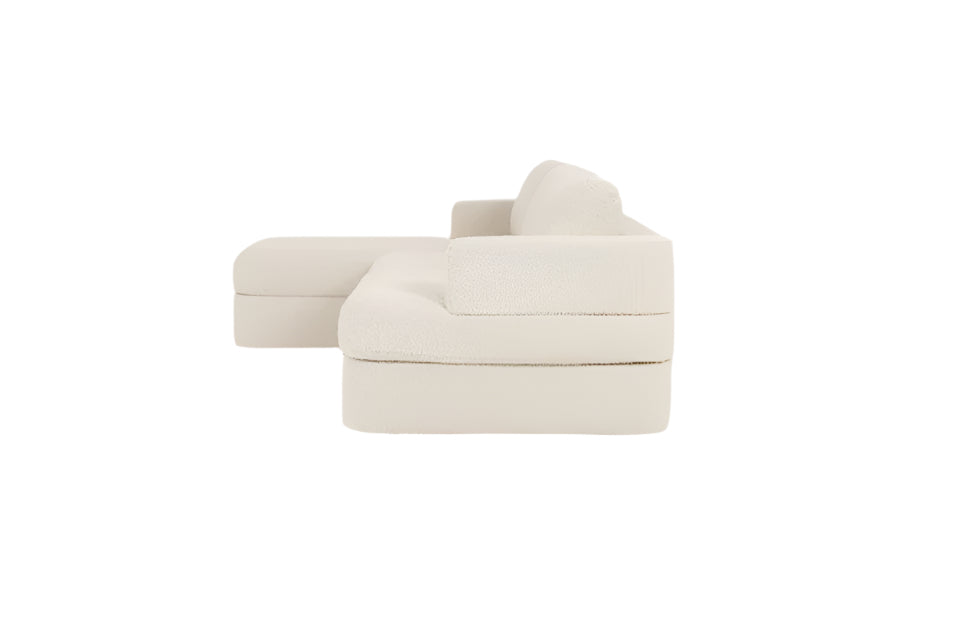 Matteo Curved Chaise Sectional with Track Arms