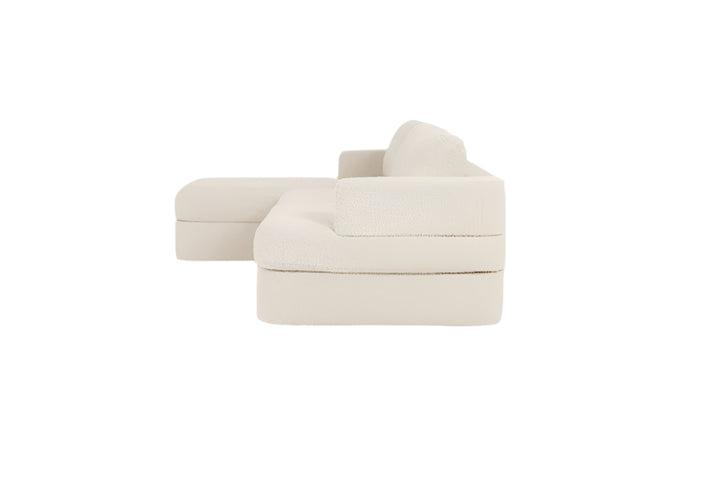 Matteo Curved Chaise Sectional with Track Arms