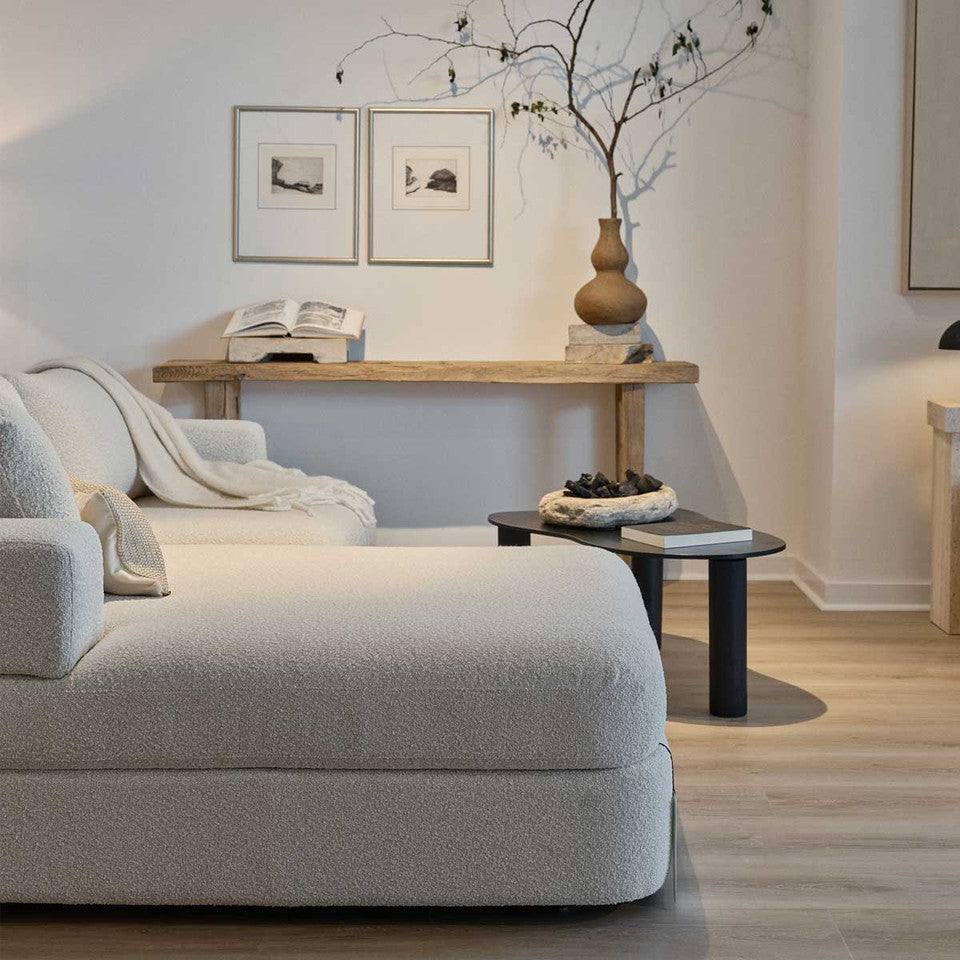 Matteo Curved Chaise Sectional with Track Arms