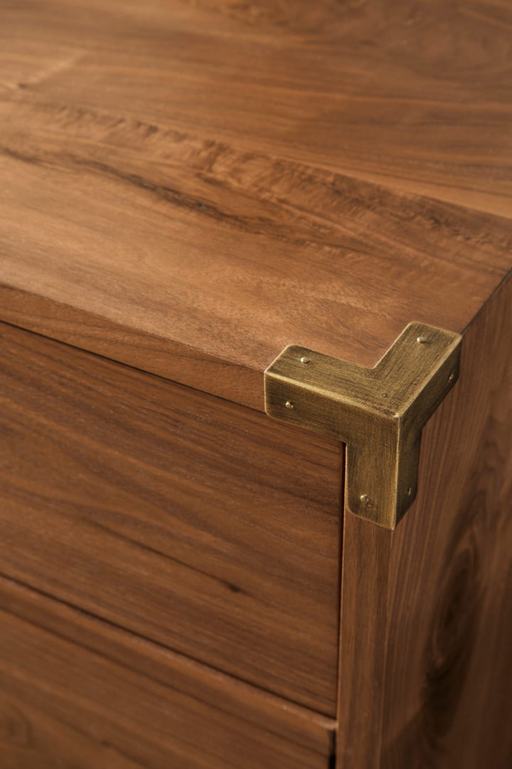 Adler Six Drawer Dresser in Natural Walnut (2024) – view 4